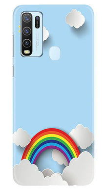 Rainbow Mobile Back Case for Vivo Y50 (Design - 225)