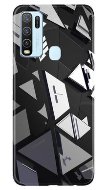 Modern Art Mobile Back Case for Vivo Y30 (Design - 230)