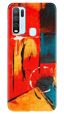 Modern Art Mobile Back Case for Vivo Y50 (Design - 239)