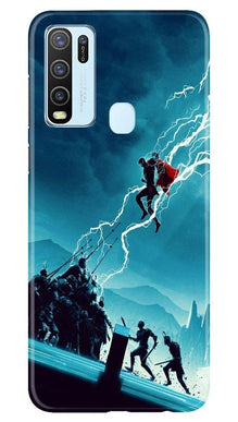 Thor Avengers Mobile Back Case for Vivo Y50 (Design - 243)