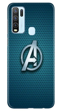 Avengers Mobile Back Case for Vivo Y30 (Design - 246)