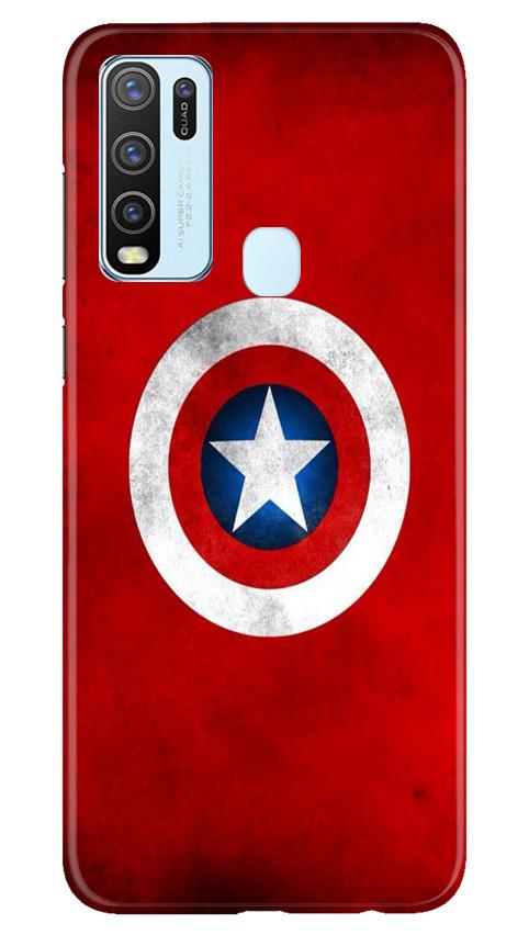 Captain America Case for Vivo Y50 (Design No. 249)