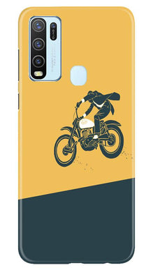 Bike Lovers Mobile Back Case for Vivo Y30 (Design - 256)