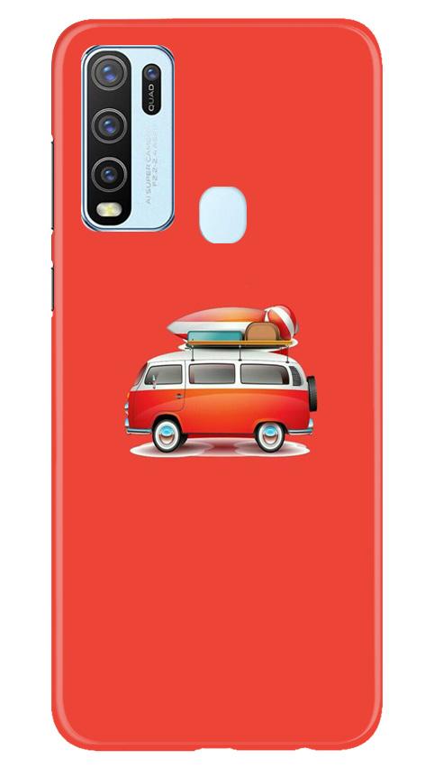 Travel Bus Case for Vivo Y50 (Design No. 258)