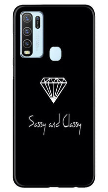 Sassy and Classy Mobile Back Case for Vivo Y50 (Design - 264)