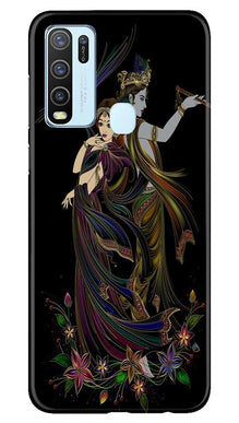 Radha Krishna Mobile Back Case for Vivo Y30 (Design - 290)