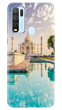 Taj Mahal Mobile Back Case for Vivo Y30 (Design - 297)