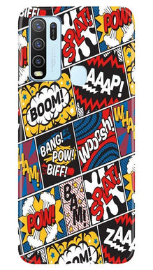 Boom Mobile Back Case for Vivo Y30 (Design - 302)