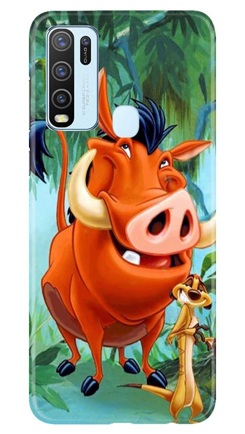 Timon and Pumbaa Mobile Back Case for Vivo Y30 (Design - 305)