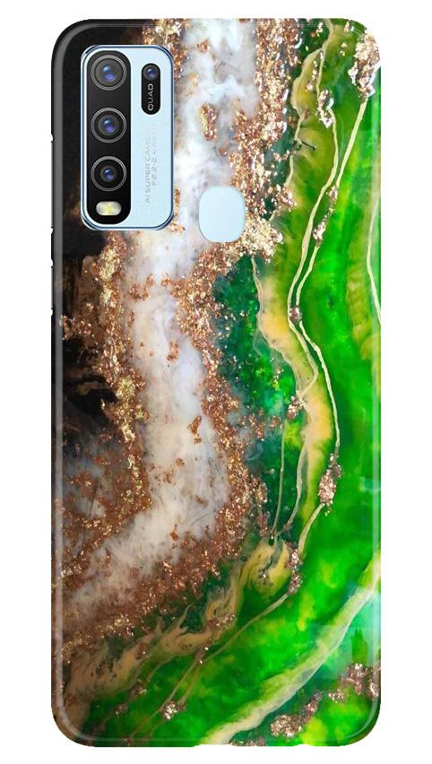 Marble Texture Mobile Back Case for Vivo Y50 (Design - 307)