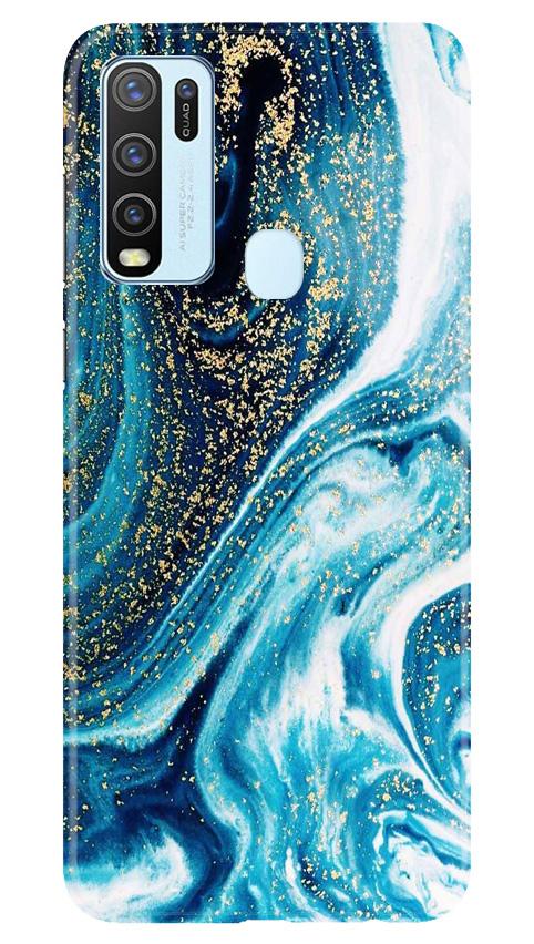 Marble Texture Mobile Back Case for Vivo Y50 (Design - 308)