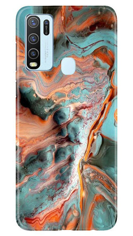 Marble Texture Mobile Back Case for Vivo Y30 (Design - 309)
