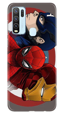 Superhero Mobile Back Case for Vivo Y30 (Design - 311)