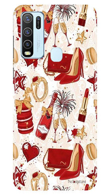 Girlish Mobile Back Case for Vivo Y30 (Design - 312)