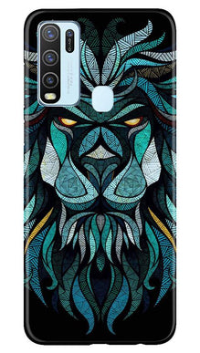 Lion Mobile Back Case for Vivo Y50 (Design - 314)