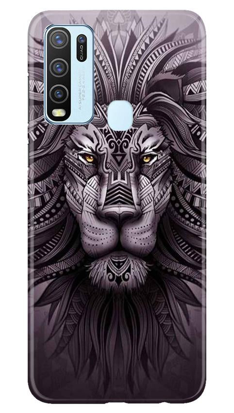 Lion Mobile Back Case for Vivo Y30 (Design - 315)