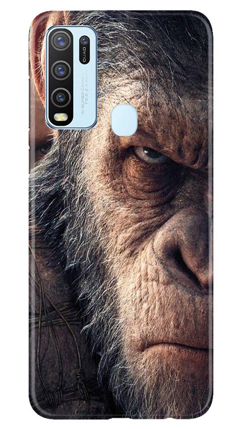 Angry Ape Mobile Back Case for Vivo Y30 (Design - 316)