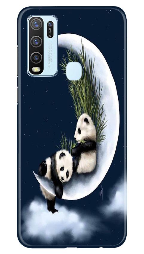 Panda Moon Mobile Back Case for Vivo Y30 (Design - 318)