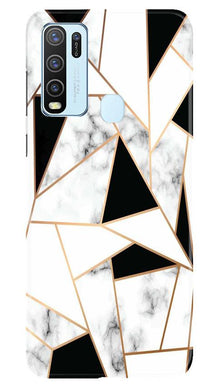 Marble Texture Mobile Back Case for Vivo Y30 (Design - 322)