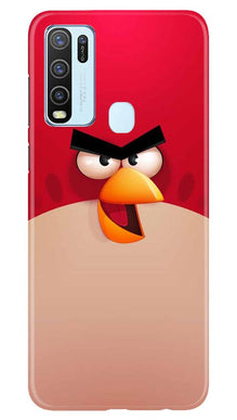 Angry Bird Red Mobile Back Case for Vivo Y30 (Design - 325)