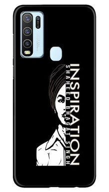 Bhagat Singh Mobile Back Case for Vivo Y30 (Design - 329)