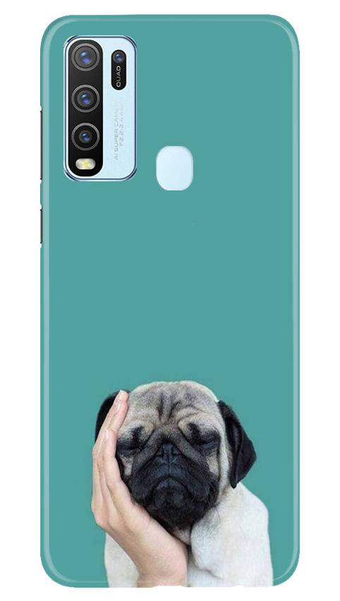 Puppy Mobile Back Case for Vivo Y30 (Design - 333)