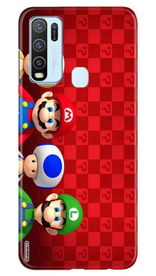 Mario Mobile Back Case for Vivo Y30 (Design - 337)