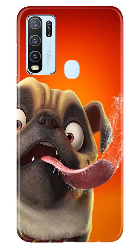 Dog Mobile Back Case for Vivo Y50 (Design - 343)