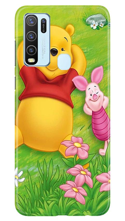 Winnie The Pooh Mobile Back Case for Vivo Y30 (Design - 348)