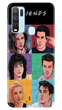 Friends Mobile Back Case for Vivo Y30 (Design - 357)