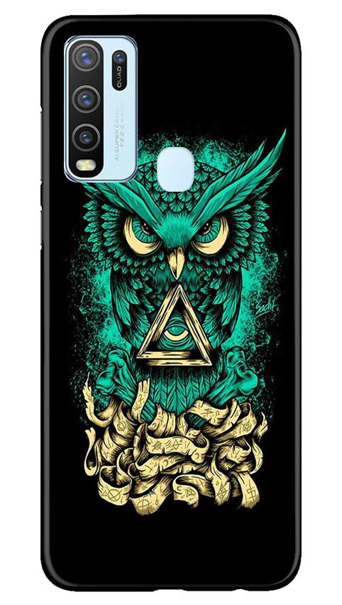 Owl Mobile Back Case for Vivo Y50 (Design - 358)