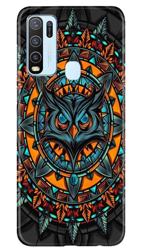 Owl Mobile Back Case for Vivo Y30 (Design - 360)