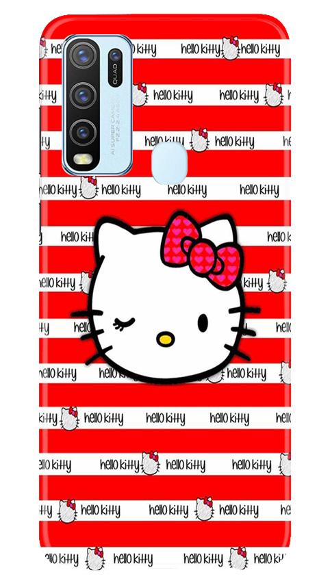 Hello Kitty Mobile Back Case for Vivo Y30 (Design - 364)