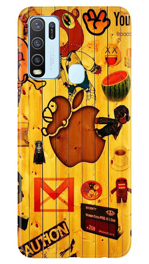 Wooden Texture Mobile Back Case for Vivo Y50 (Design - 367)