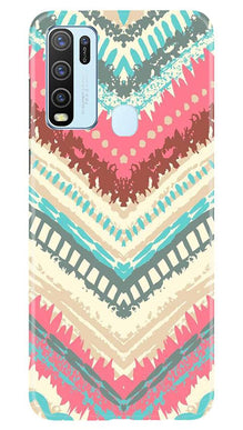 Pattern Mobile Back Case for Vivo Y50 (Design - 368)