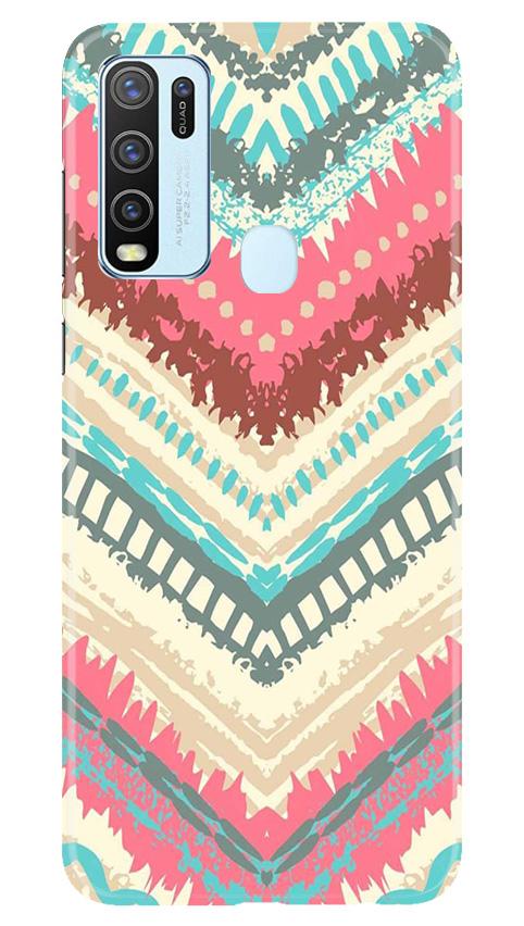 Pattern Mobile Back Case for Vivo Y50 (Design - 368)