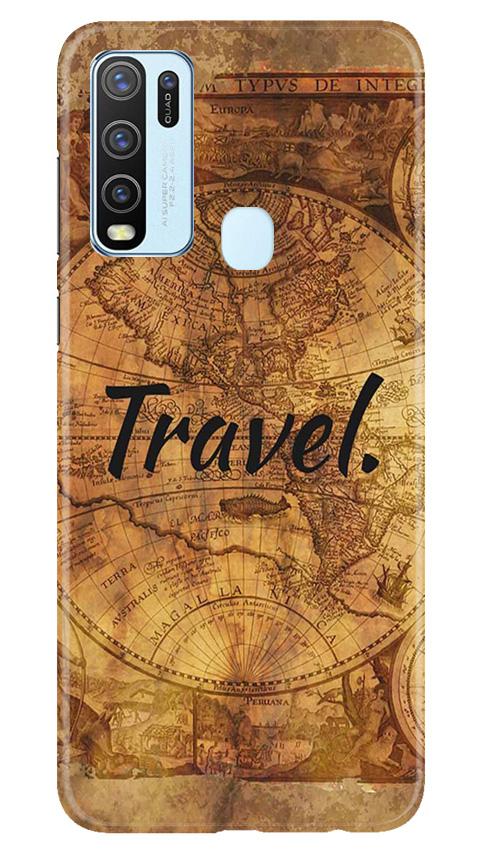 Travel Mobile Back Case for Vivo Y50 (Design - 375)