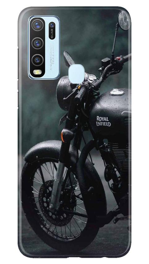 Royal Enfield Mobile Back Case for Vivo Y30 (Design - 380)