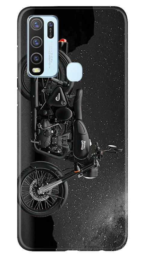 Royal Enfield Mobile Back Case for Vivo Y30 (Design - 381)