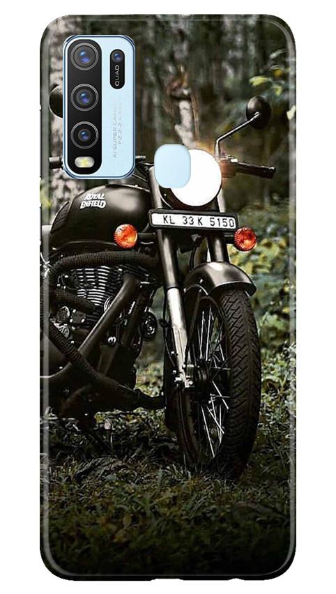 Royal Enfield Mobile Back Case for Vivo Y50 (Design - 384)