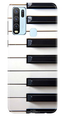 Piano Mobile Back Case for Vivo Y30 (Design - 387)