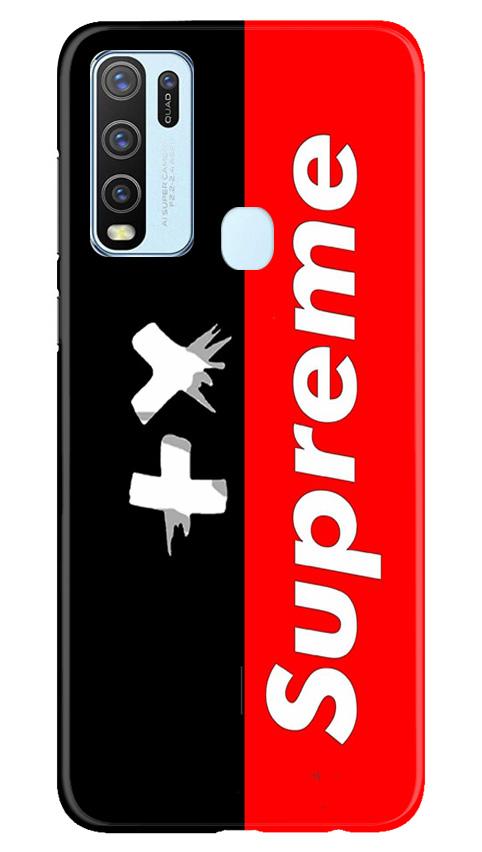 Supreme Mobile Back Case for Vivo Y30 (Design - 389)