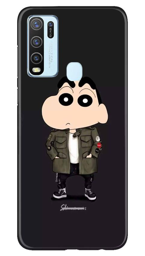 Shin Chan Mobile Back Case for Vivo Y50 (Design - 391)