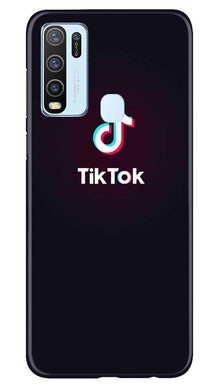 Tiktok Mobile Back Case for Vivo Y50 (Design - 396)