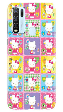 Kitty Mobile Back Case for Vivo Y30 (Design - 400)