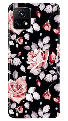 Pink rose Mobile Back Case for Vivo Y52s 5G (Design - 12)