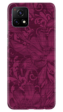 Purple Backround Mobile Back Case for Vivo Y52s 5G (Design - 22)