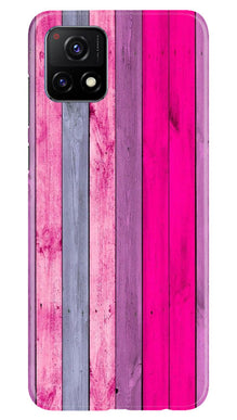 Wooden look Mobile Back Case for Vivo Y52s 5G (Design - 24)