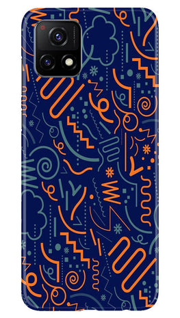 Line Art Baground Case for Vivo Y52s 5G