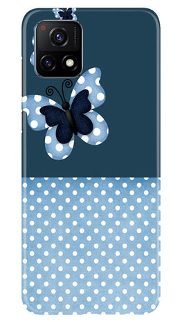 White dots Butterfly Case for Vivo Y31s 5G